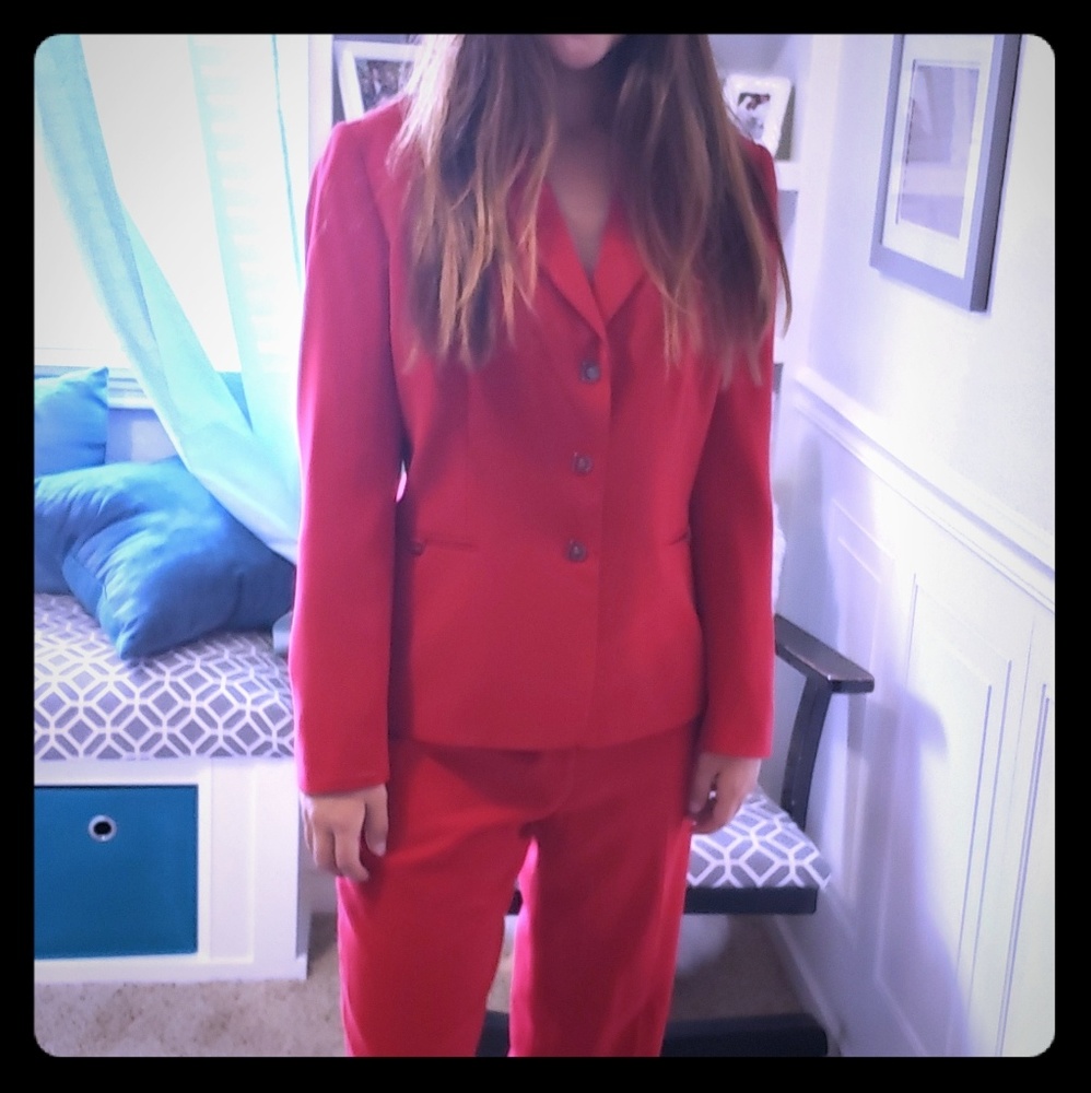 Red Jacket and Pants